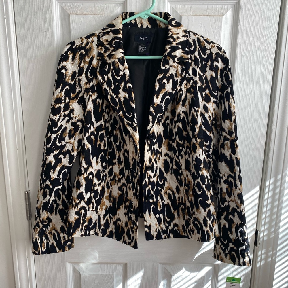 Animal print jacket